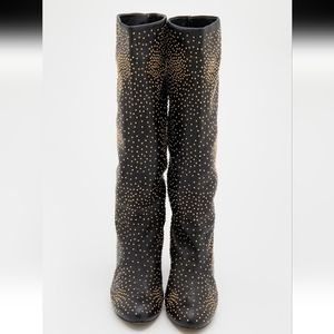 Chloe studded leather boots